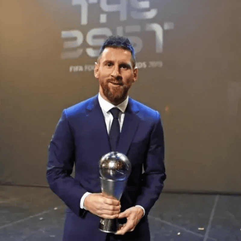 ¿Cuántos premios The Best ganó Lionel Messi en su carrera?