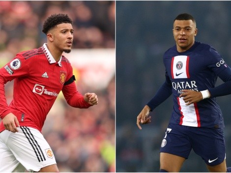 Kylian Mbappe’s supportive message to Jadon Sancho after Manchester United’s Carabao Cup win