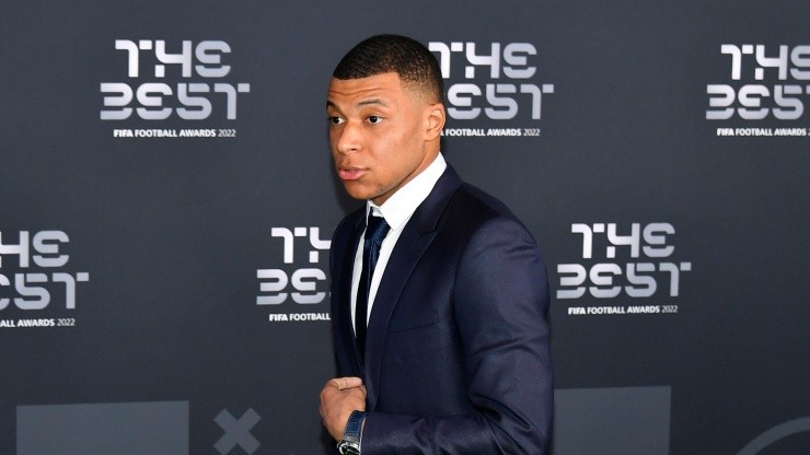 Mbappé en la gala de The Best.