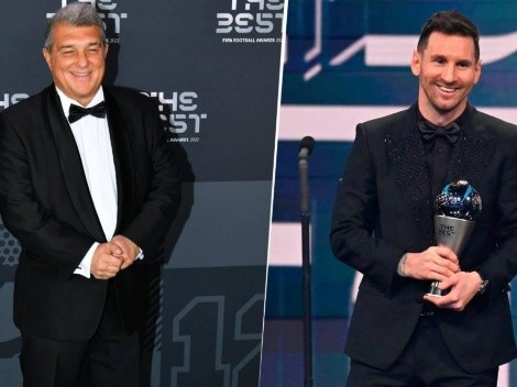 A la vista de todos: Laporta utilizó los premios The Best para acercarse a Messi