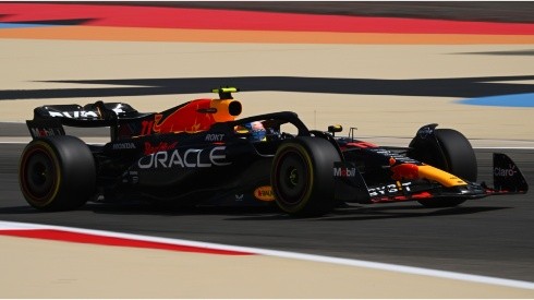 Sergio Perez during F1 Testing at Bahrain International Circuit