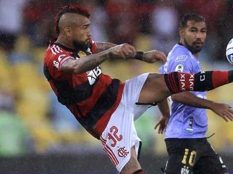 Arturo Vidal no se rinde en Flamengo y se manda una potente arenga