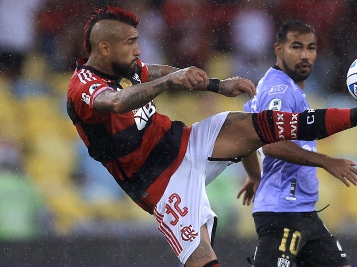 Arturo Vidal no se rinde en Flamengo y se manda una potente arenga
