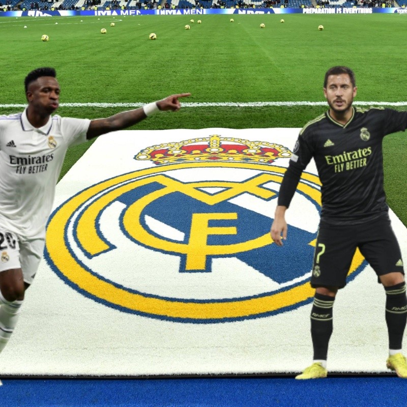 Vinícius empuja a Hazard fuera del Madrid