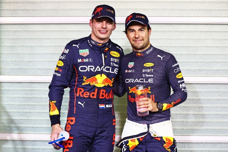 Los ánimos entre Verstappen y Checo no quedaron del todo bien tras 2022 (Getty Images)