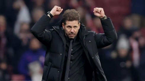 Diego Simeone alcanzó los 613 partidos como entrenador del Atlético de Madrid.