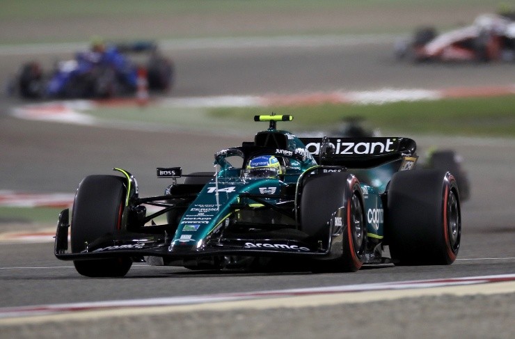 En su debut con Aston Martin, Fernando Alonso fue el piloto del día gracias a su tercer puesto (Getty Images)