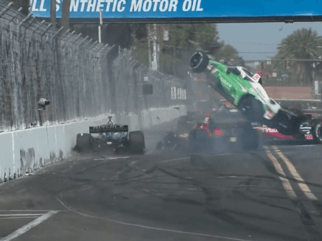 Fórmula Indy: Acidente chocante envolve oito pilotos no começo do GP de São Petersburgo