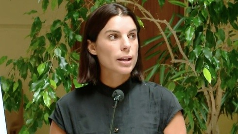 Maite Orsini en el Congreso.