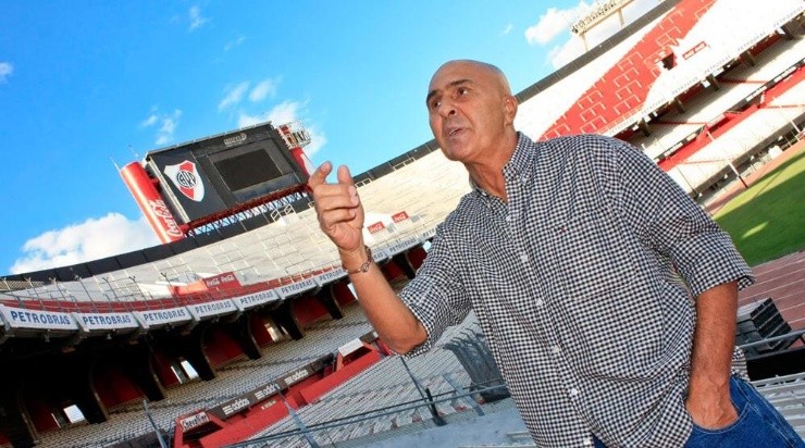 Carlos Morete, muy identificado con River Plate.