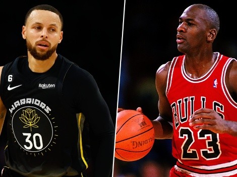 Una leyenda: Stephen Curry desplazó a Michael Jordan en un ranking histórico