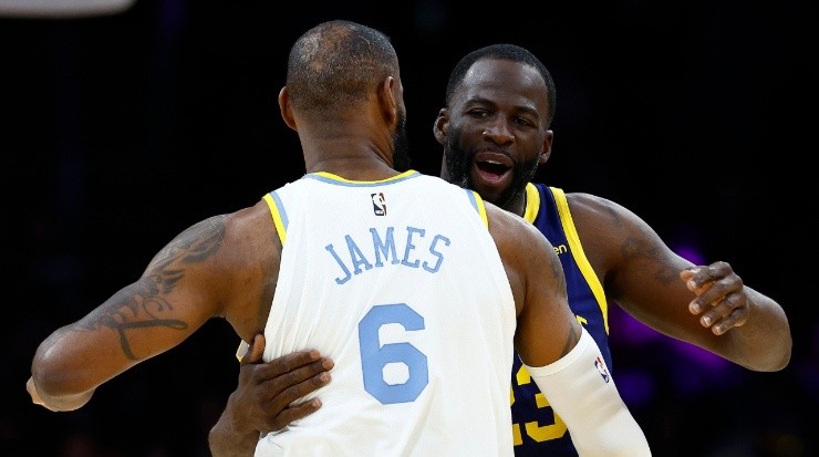 LeBron James y Draymond Green (Foto: Getty Images)