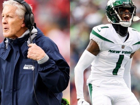 Seahawks coach Pete Carroll, Jets CB Sauce Gardner have hilarious beef on Twitter
