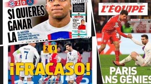 Portadas en Europa.