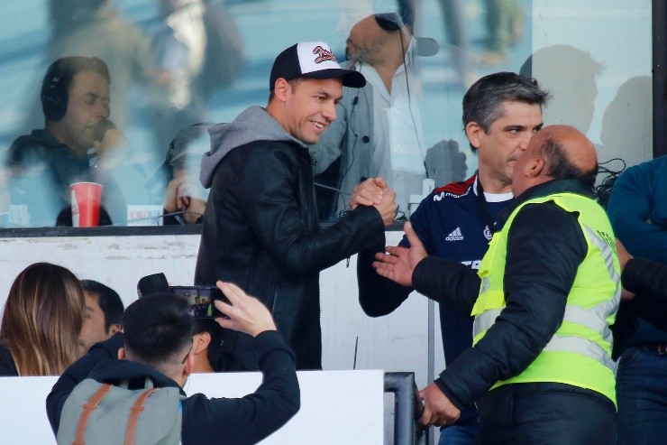 Díaz presenciando un Superclásico en el Estadio Nacional | Foto: Agencia Uno 