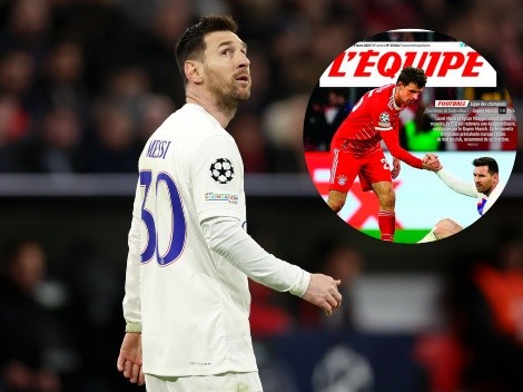 La fulminante tapa de L'Equipe contra Messi tras la eliminación del PSG