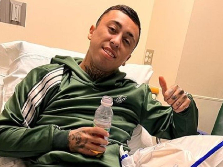 Tín Rodríguez es operado con éxito de su rodilla: "Volveré a ser feliz en una cancha"