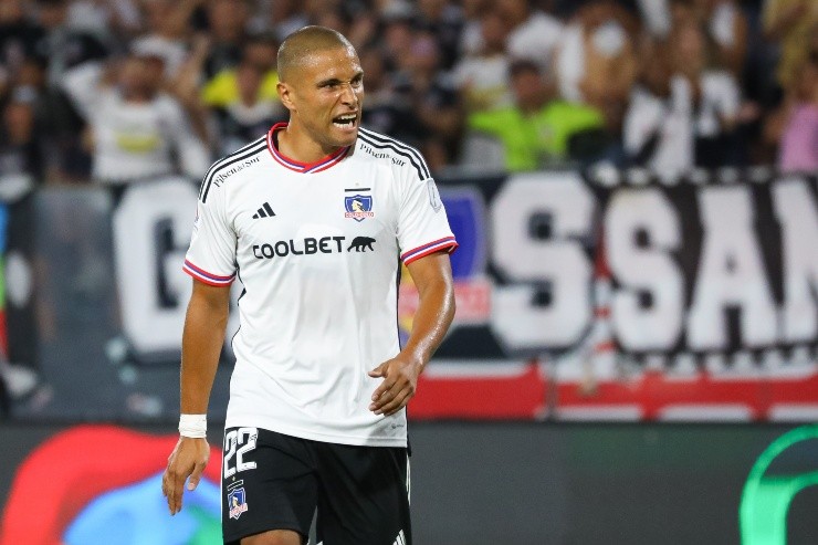 Benegas es '9' titular de Colo Colo | Foto: Agencia Uno 