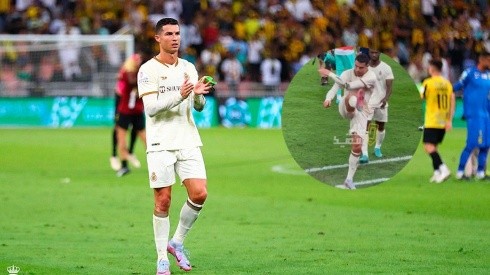 Cristiano Ronaldo tras partido con Al Nassr.