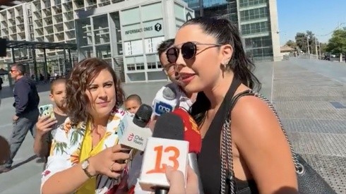 Daniela Aránguiz en el Centro de Justicia.