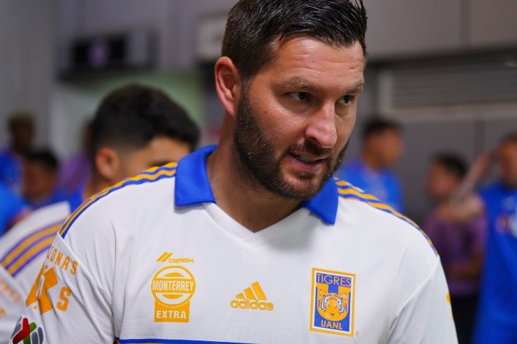 Ciudad de Mexico, 4 de febrero de 2023. Andre-pierre Gignac, durante el partido de la jornada 5 del torneo Clausura 2023 de la Liga BBVA MX, entre la Máquina Celeste del Cruz Azul y los Tigres de la UANL, celebrado en el estadio Azteca. Foto: Imago7/ Rafael Vadillo