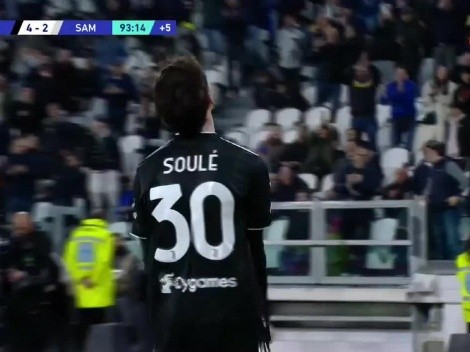 VIDEO | Momento emotivo: Soulé marcó su primer gol en Juventus