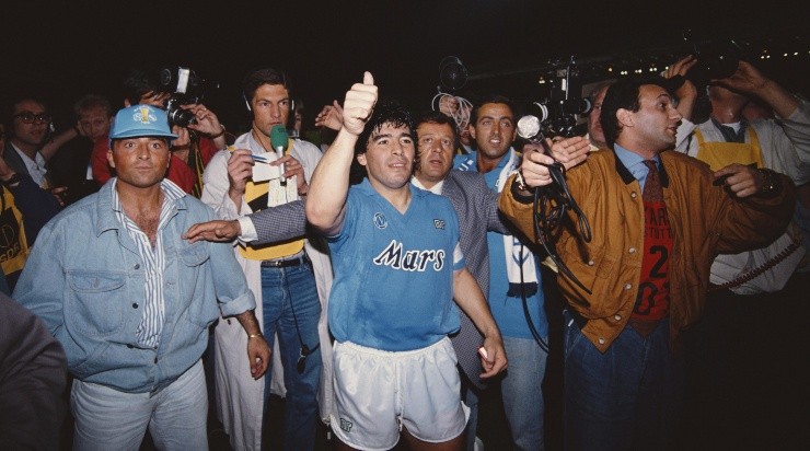 Maradona, el ídolo eterno napolitano (Getty)