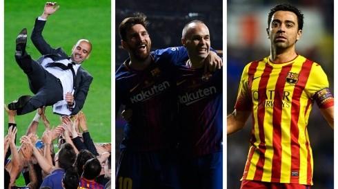 Guardiola, Messi, Iniesta y Xavi: líderes de la mejor época blaugrana