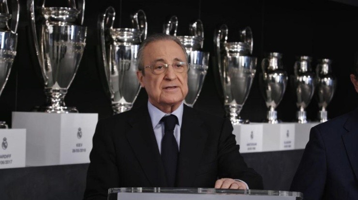 Florentino Pérez mandou um agente do Real Madrid tranquilizar Endrick. Foto: Laureus via Getty Images