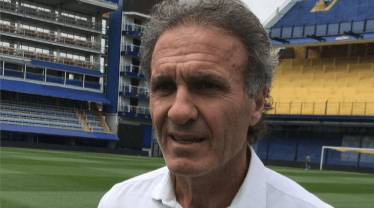 Oscar Ruggeri supo jugar en Boca Juniors.