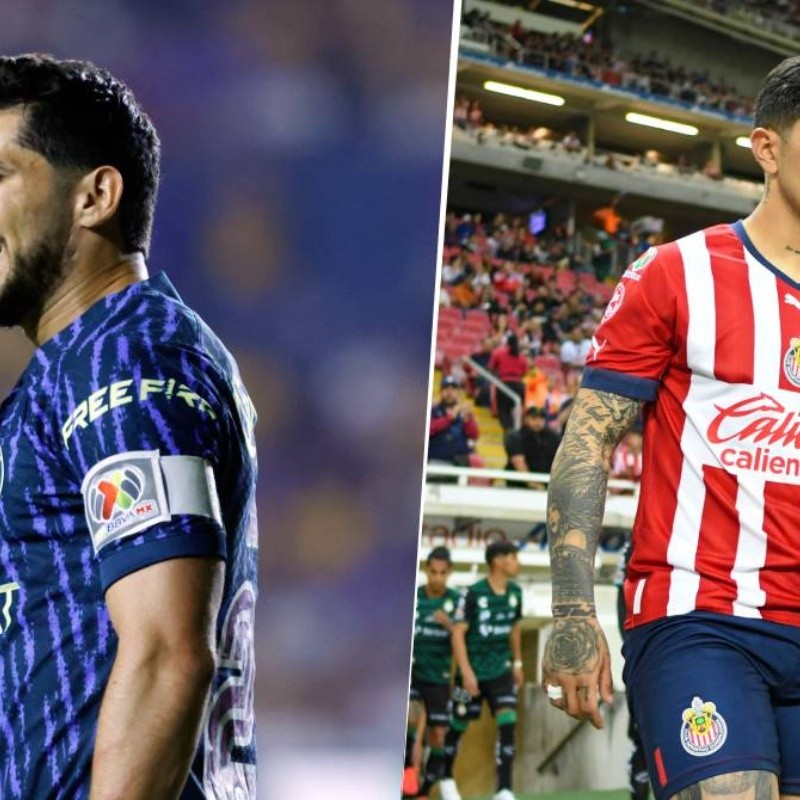 Henry Martín y Pocho Guzmán: Los goleadores del Clásico Nacional