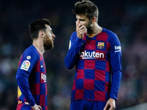 Piqué pide por el regreso de Messi a Barcelona: "Sería muy bestial"