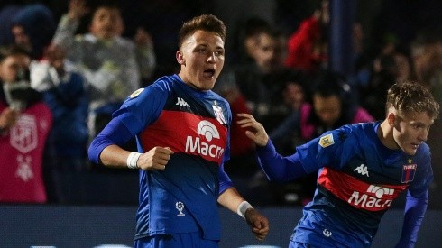 Mateo Retegui celebrando un gol en Tigre.