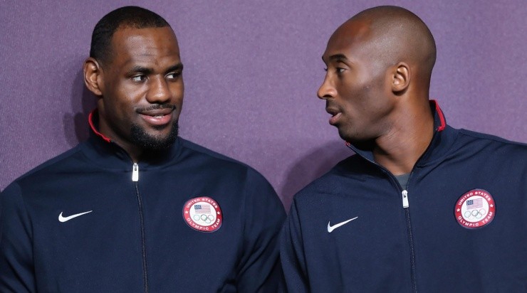 Kobe Bryant y LeBron James (Getty)