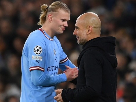 Guardiola explains controversial decision to stop Erling Haaland from breaking Lionel Messi's record