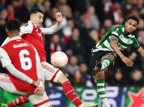Sporting Lisboa fue efectivo en los penales y bajó a Arsenal de la Europa League