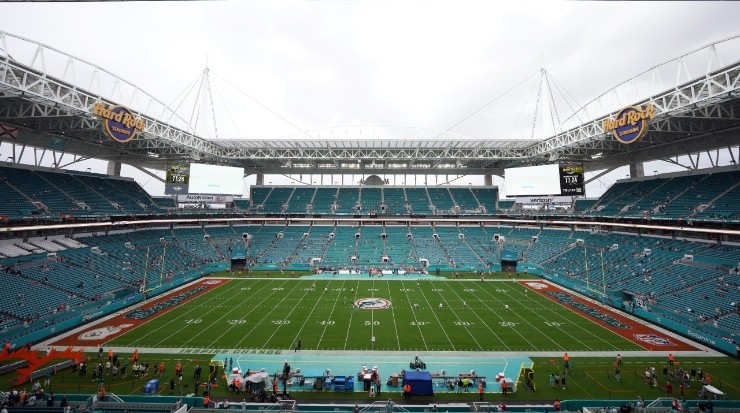 Hard Rock Stadium also hosts the Miami Hurricanes football team (Getty)