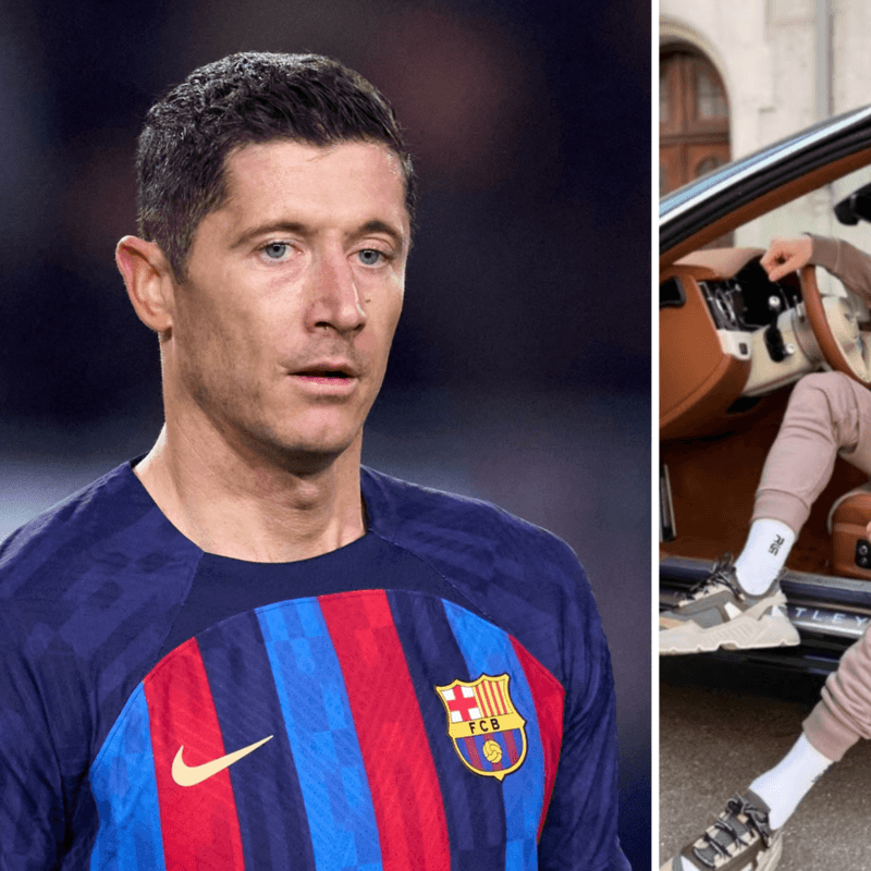 Robert Lewandowski y su BRUTAL colección de autos de lujo