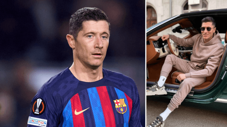 Robert Lewandowski y su BRUTAL colección de autos de lujo