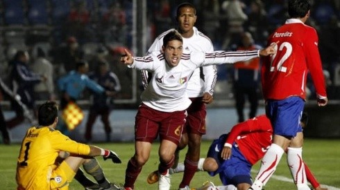 Cichero convirtió el gol con el que Venezuela eliminó a Chile de la Copa America 2011