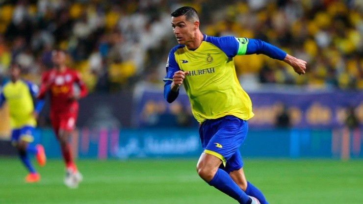 Cristiano Ronaldo en acción con Al Nassr.