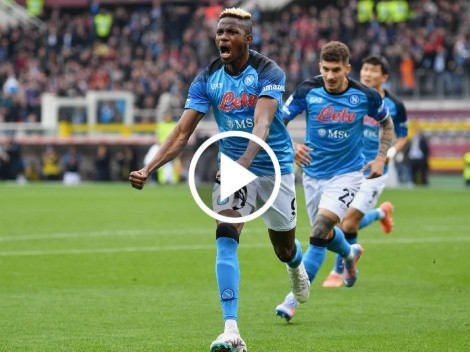 VIDEO: ¡Otra vez Osimhen y Kvaratskhelia! Napoli le gana al Torino