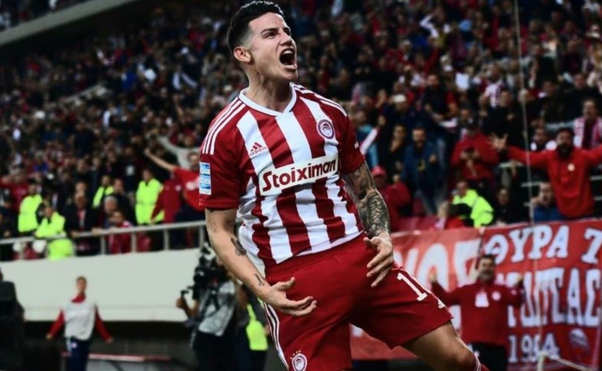 revelan la escandalosa cifra que gana james rodríguez en olympiacos