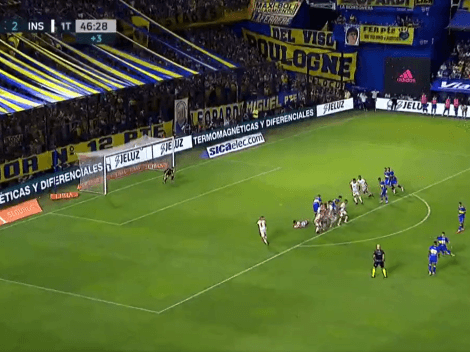 VIDEO | Payero clavó un golazo de tiro libre y le dio vida a Boca