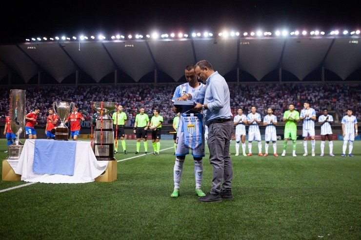 Cortés en lo que fue su último partido | Foto: Agencia Uno 