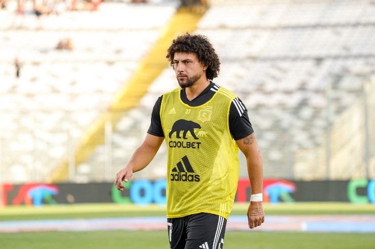 Maxi Falcón ha sido suplente en los úlitmos partidos de Colo Colo | Foto: Guillermo Salazar 