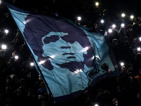 Impactante: en Nápoles inauguraron un nuevo mural dedicado a Maradona