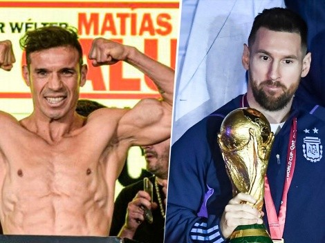 Antes de subir al ring, Maravilla Martínez hizo una curiosa comparación con Messi