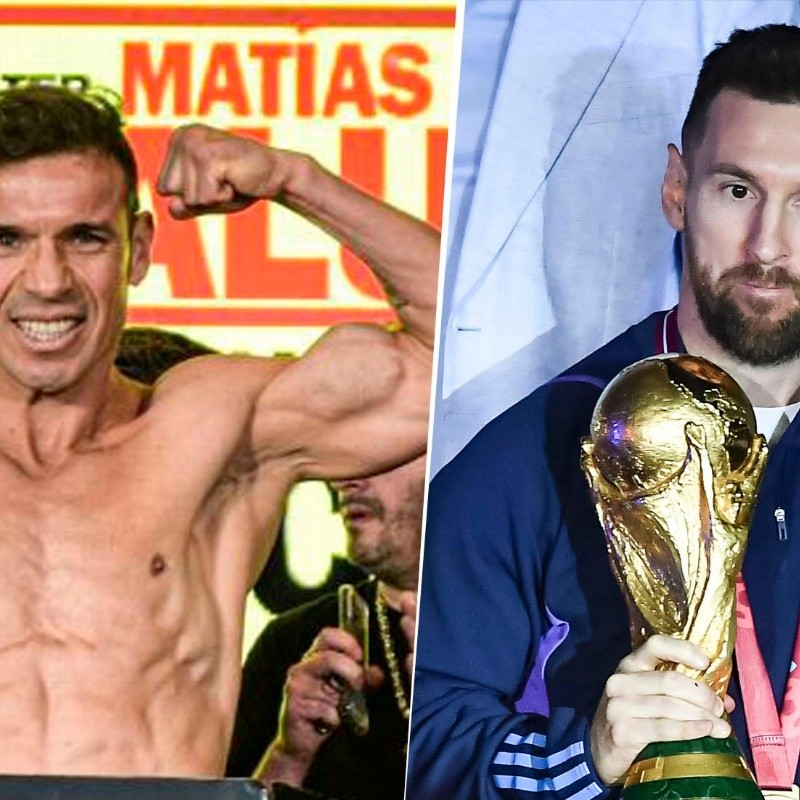 Antes de subir al ring, Maravilla Martínez hizo una curiosa comparación con Messi