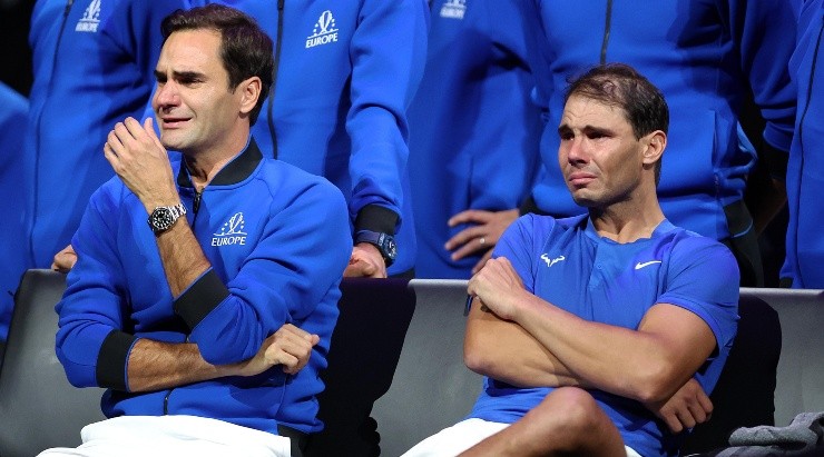 Federer y Nadal, lágrimas que los une (Getty)